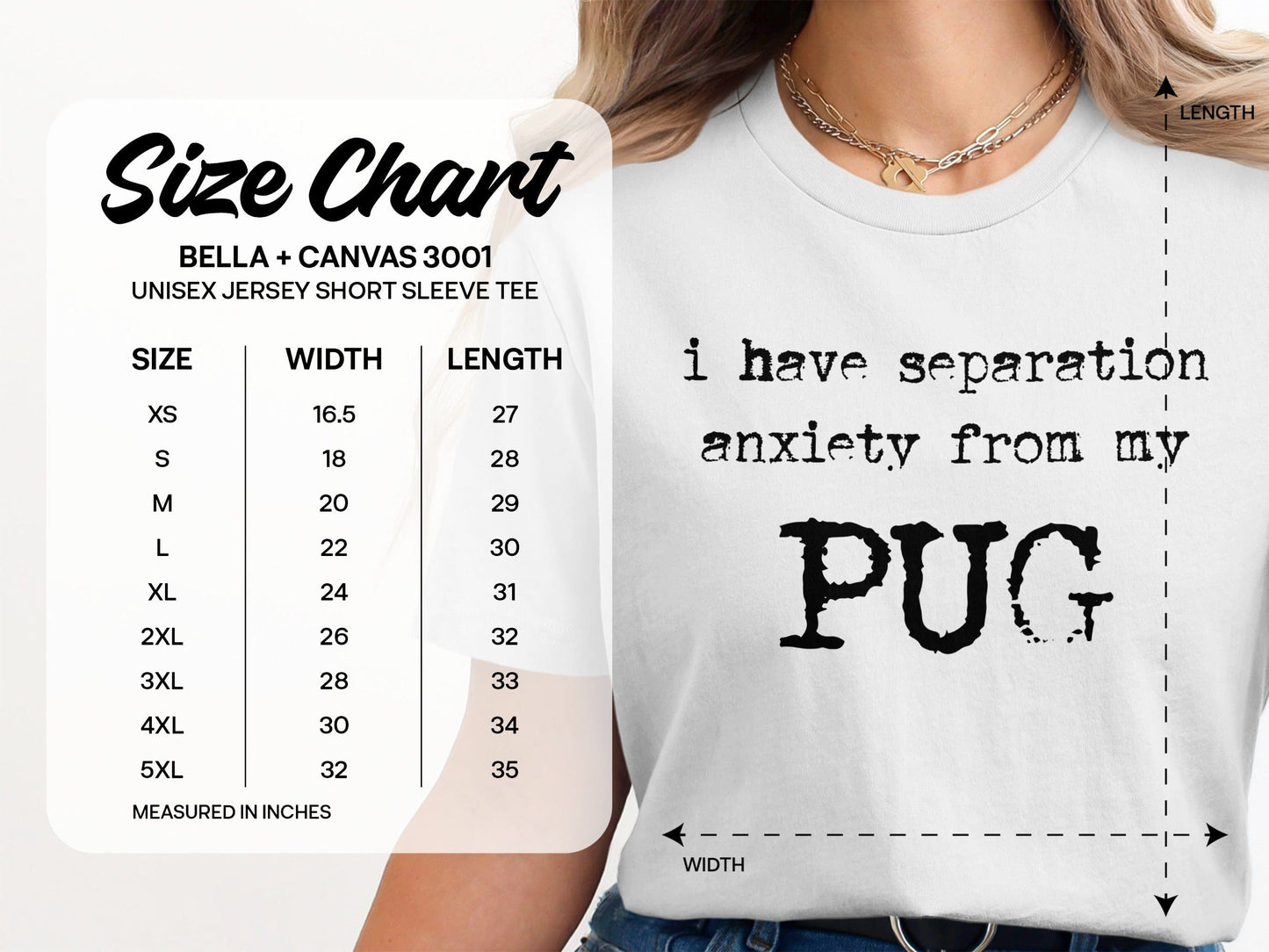I Have Separation Anxiety From My Pug Shirt product