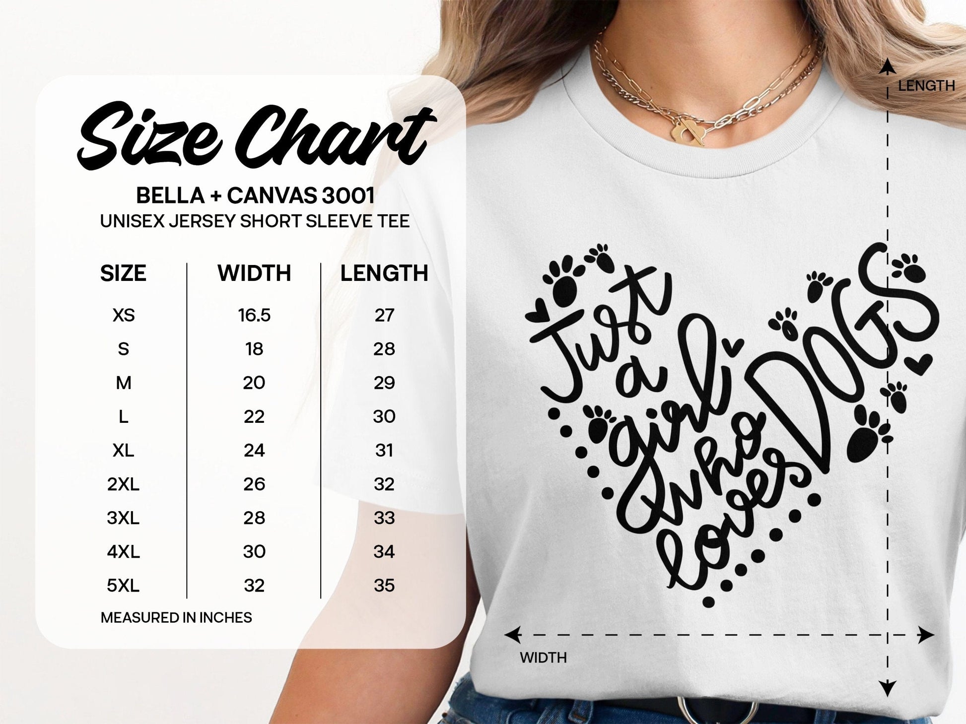 Just A Girl Who Loves Dogs Unisex Tee product type