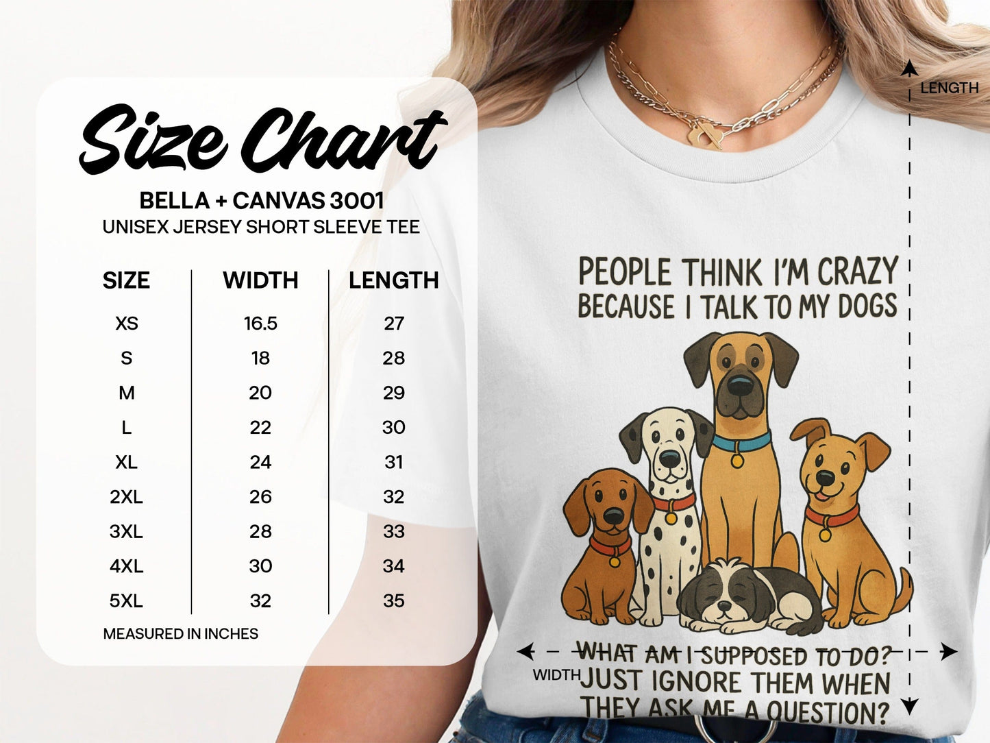 Funny Dog Lover Quote Unisex Shirt for Casual Wear product type