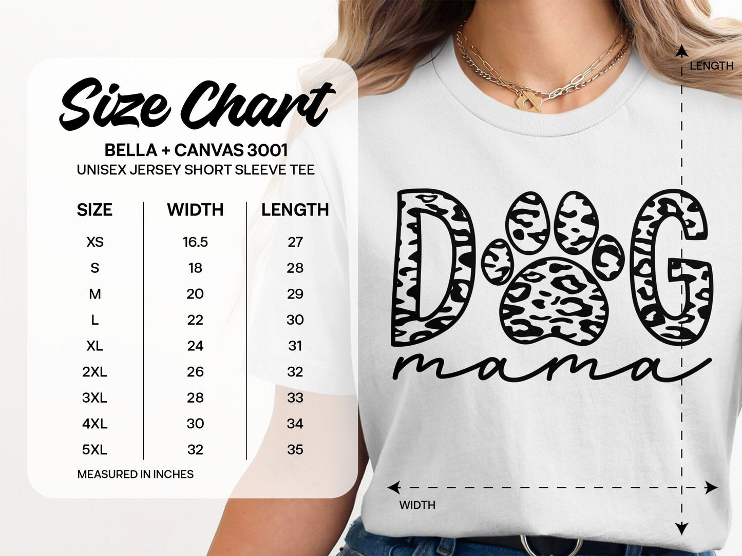 Dog Mama Leopard Print Short Sleeve Tee product
