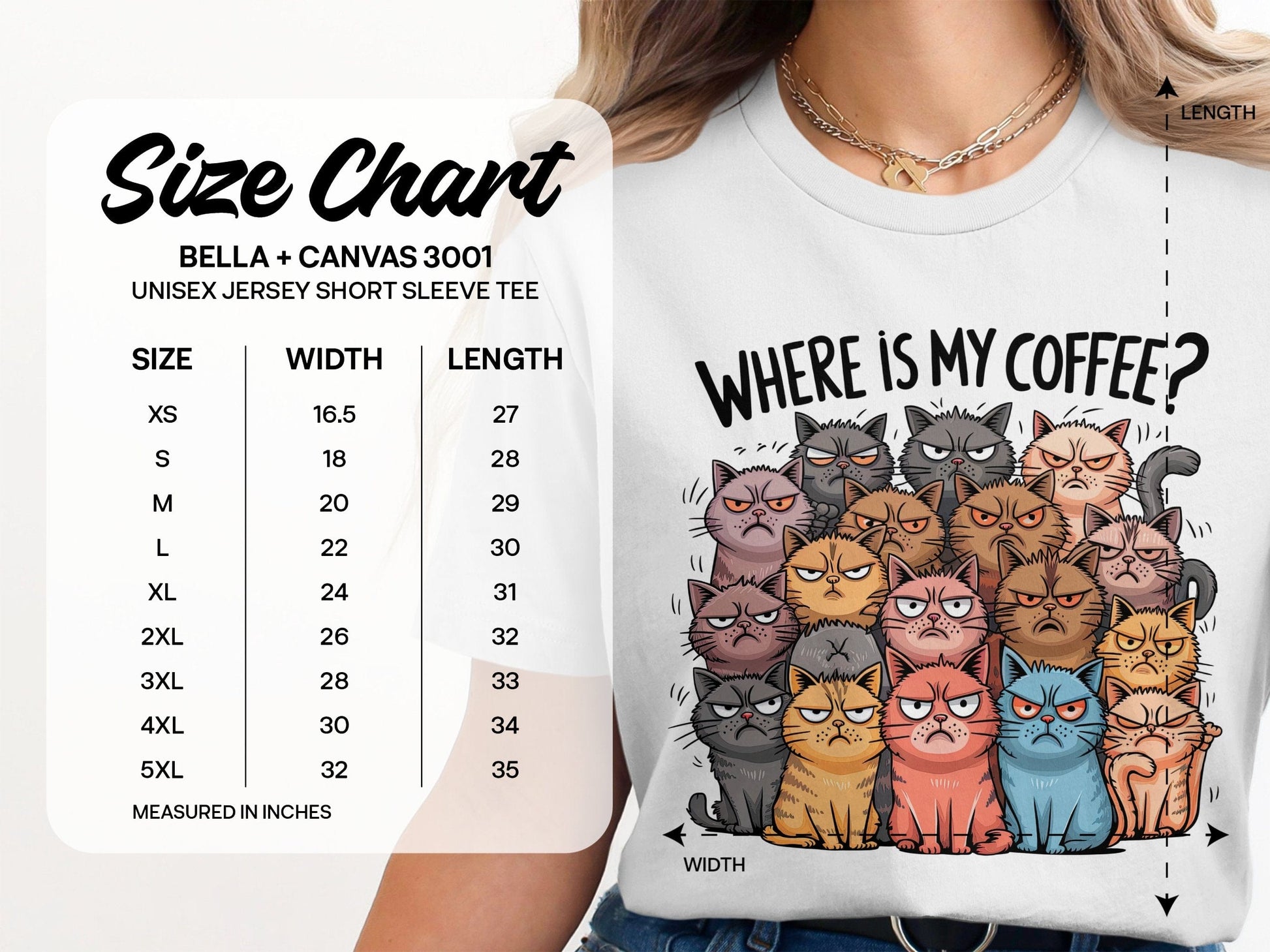 Funny Coffee Cat Lovers Unisex t-shirt product type