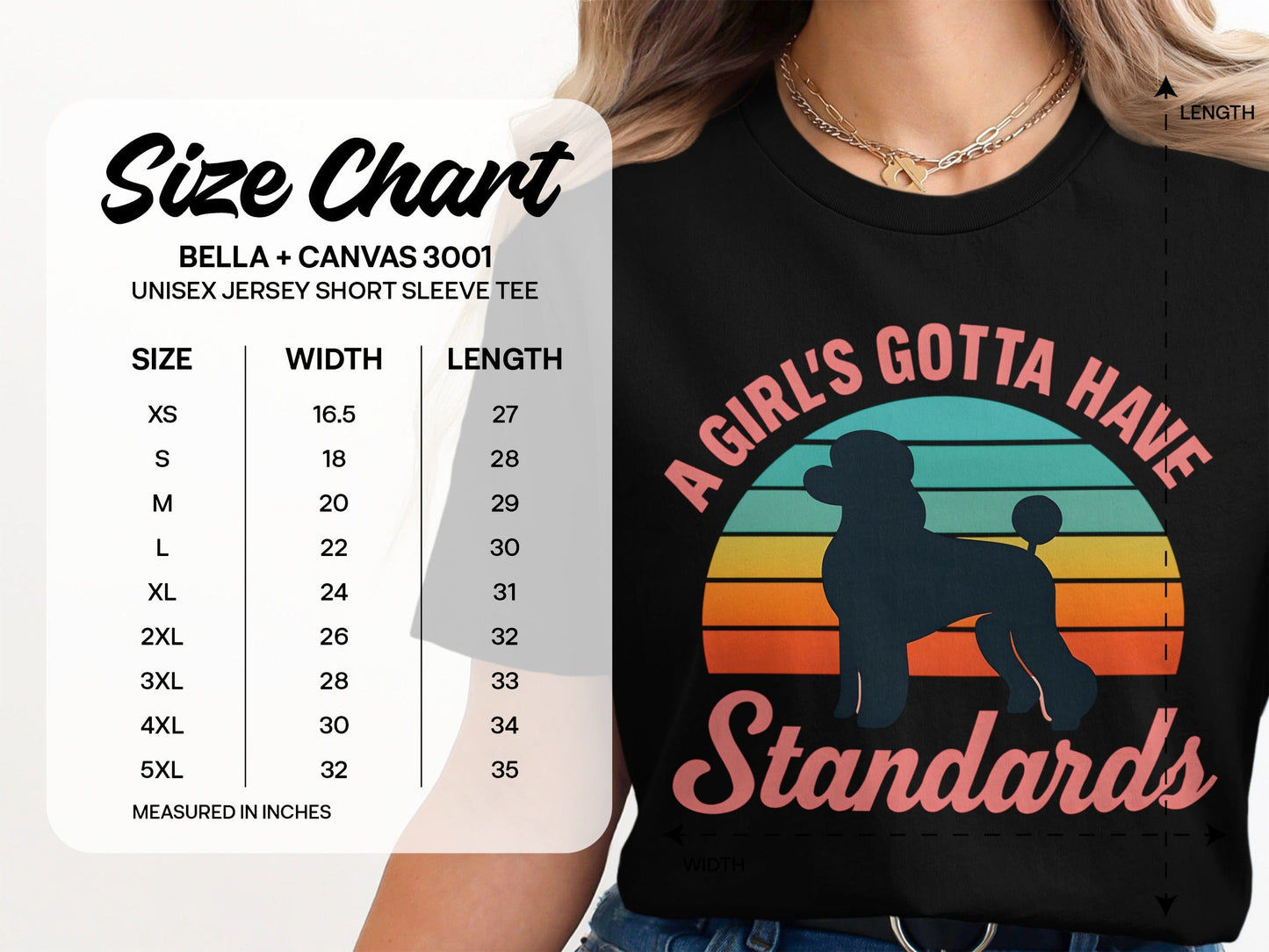 A Girl's Gotta Have Standards Unisex Short Sleeve Tee product