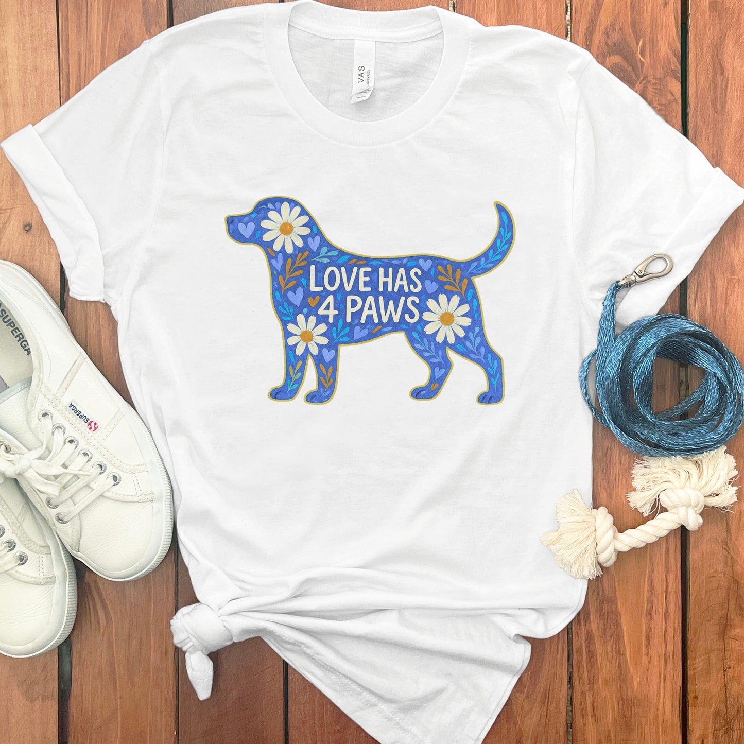 Love Has 4 Paws Dog Graphic T-Shirt product type