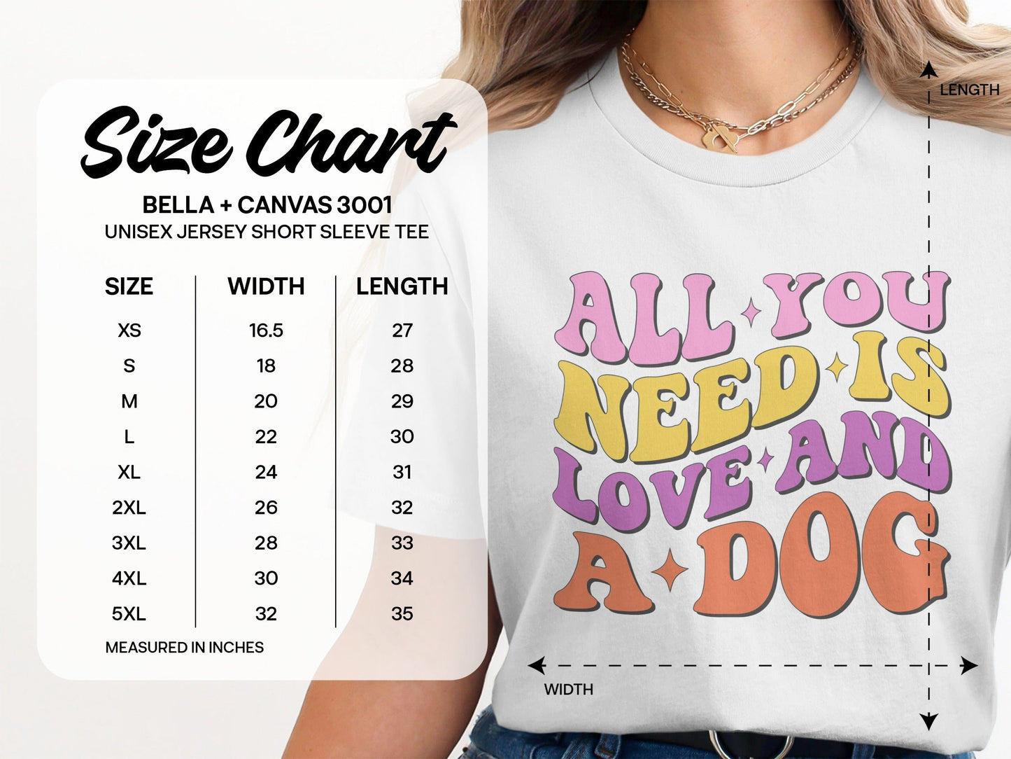All You Need Is Love and a Dog Graphic Tee product