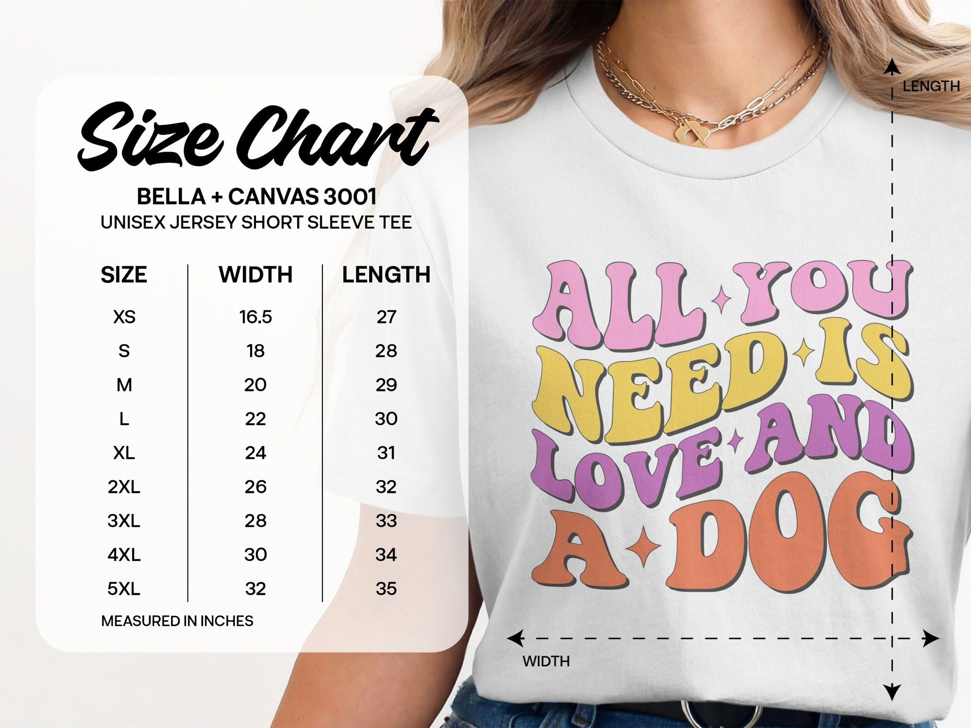 All You Need Is Love and a Dog Graphic Tee product