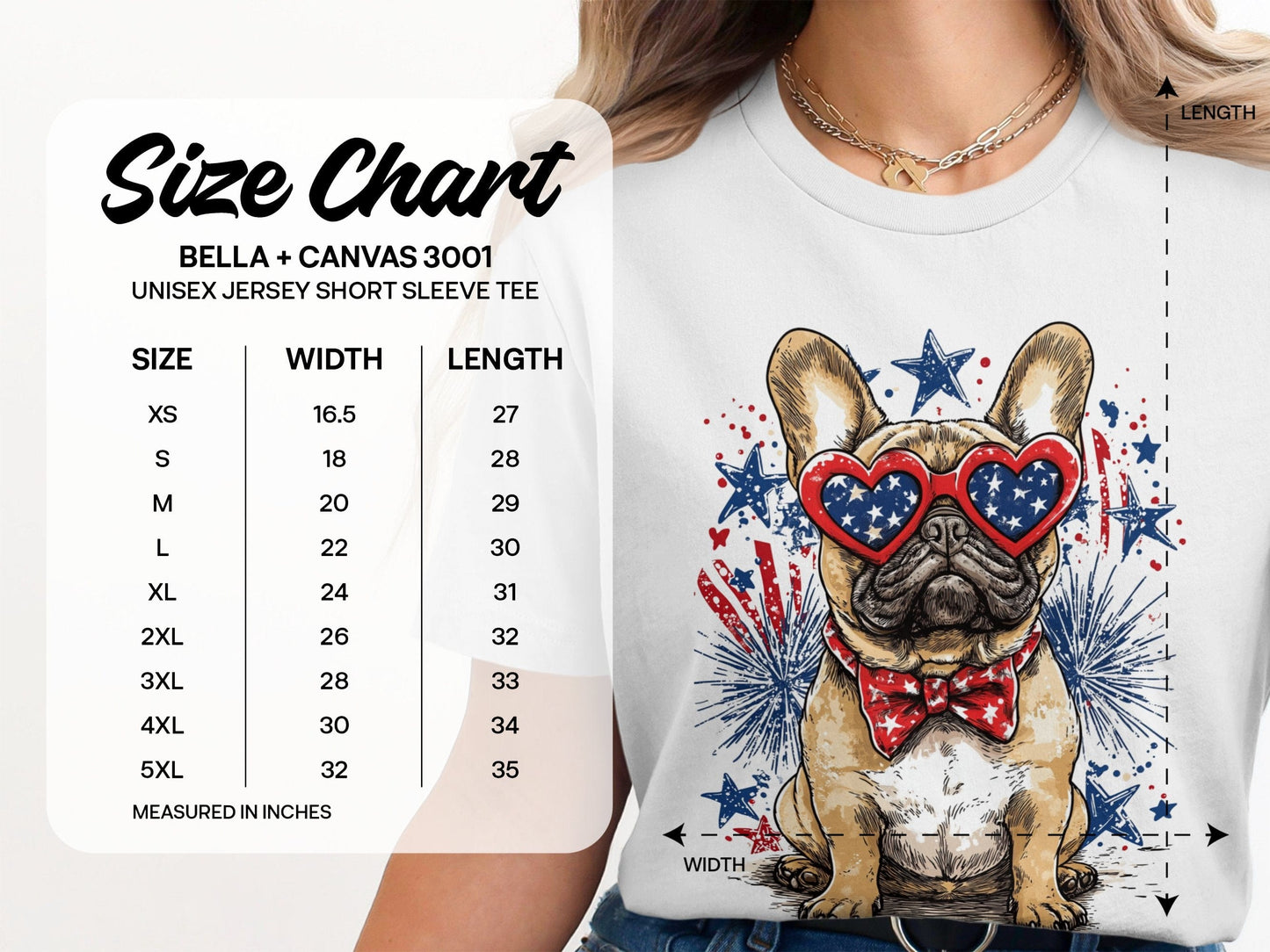 Cute French Bulldog Graphic T-Shirt Short Sleeve Tee product type