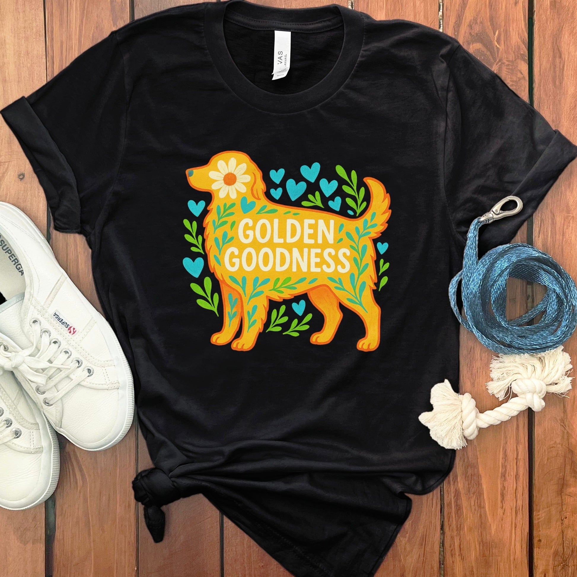 Golden Goodness Dog Graphic Tee Shirt product type