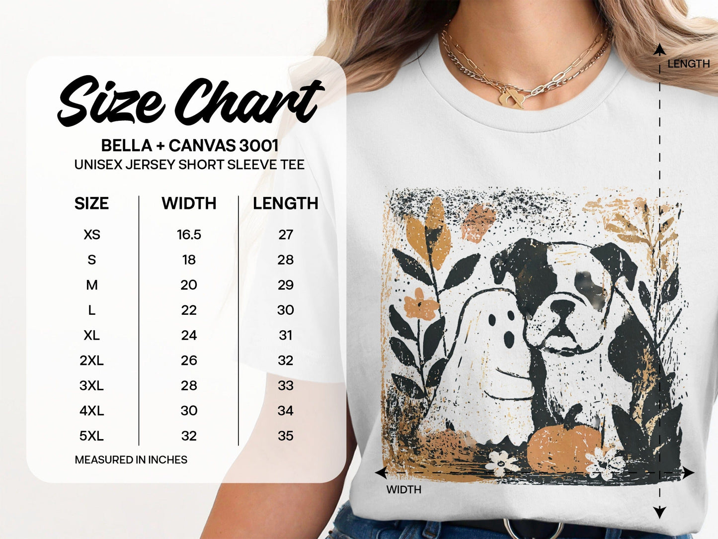 Halloween Ghost and Dog Unisex T-Shirt product