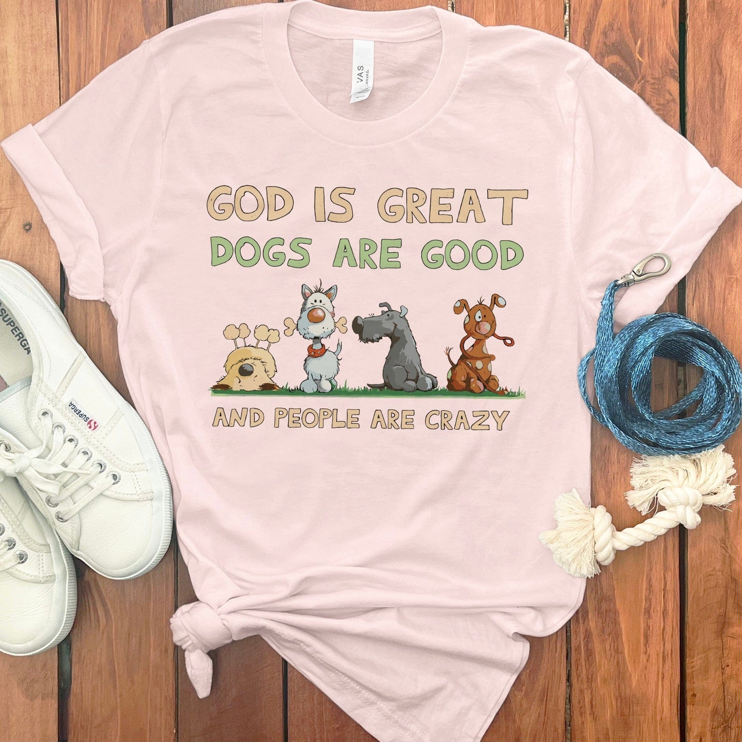 God Is Great Dogs Are Good Fun Graphic Product