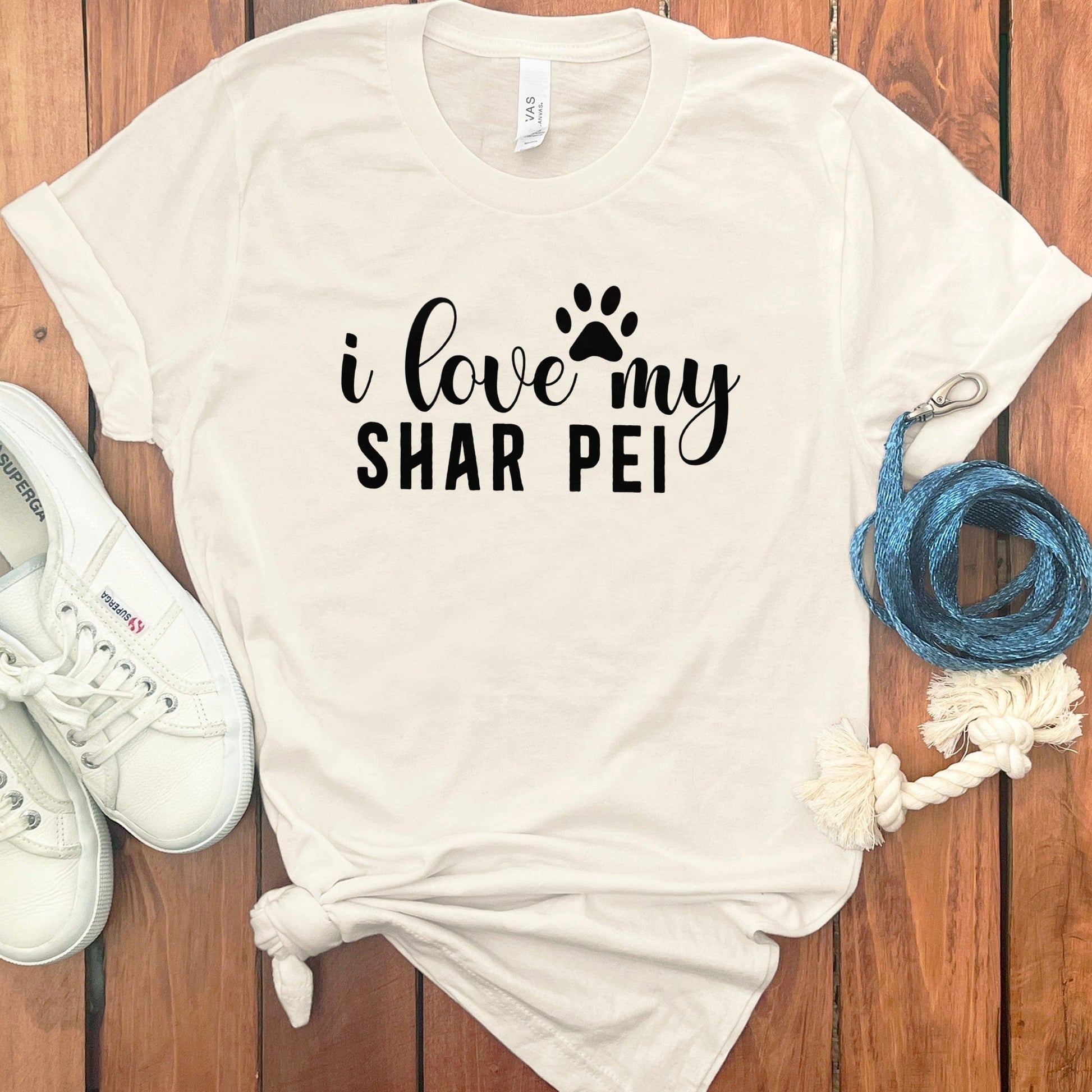 I Love My Shar Pei Cute Dog Lover T-shirt product
