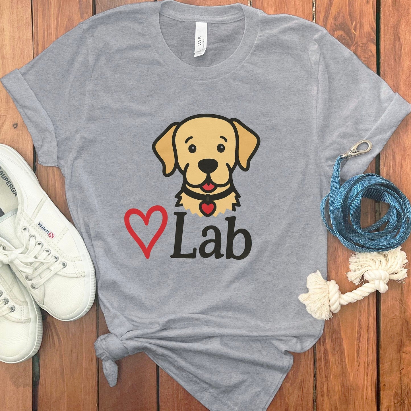 Cute Lab Dog Graphic Design T-Shirt for Pet Lovers product type