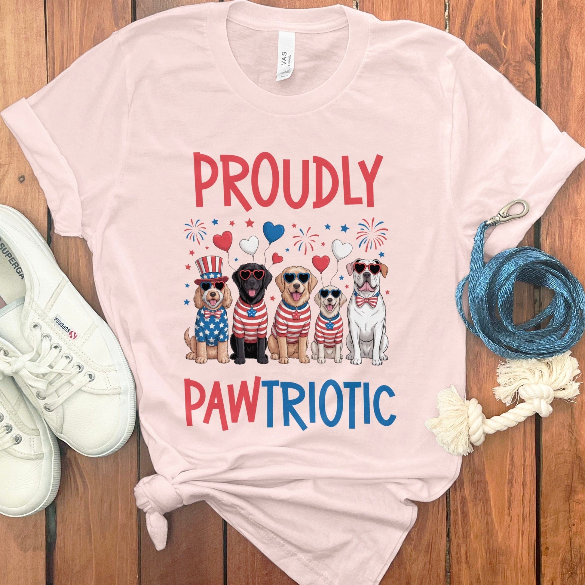 Proudly Pawtriotic Graphic T-shirt product