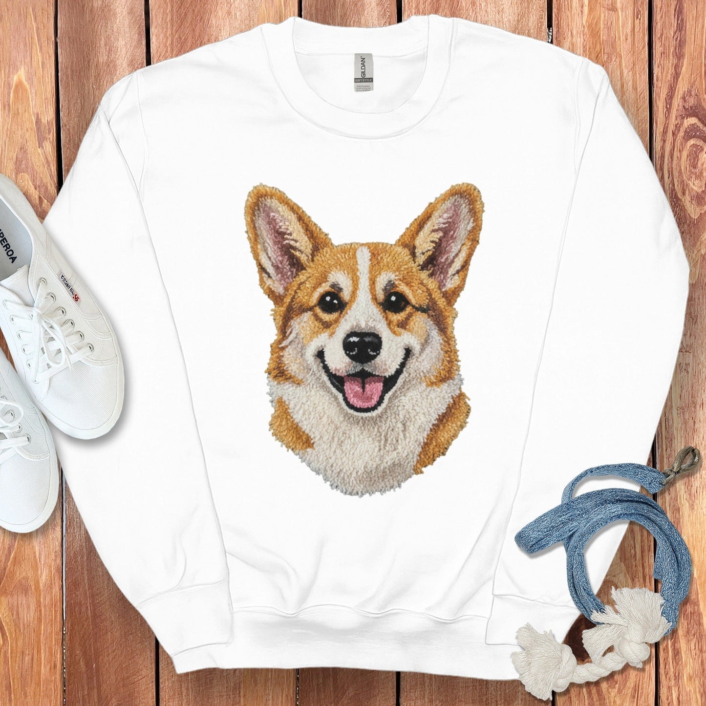 Adorable Corgi Sweatshirt for Pet Lovers Apparel