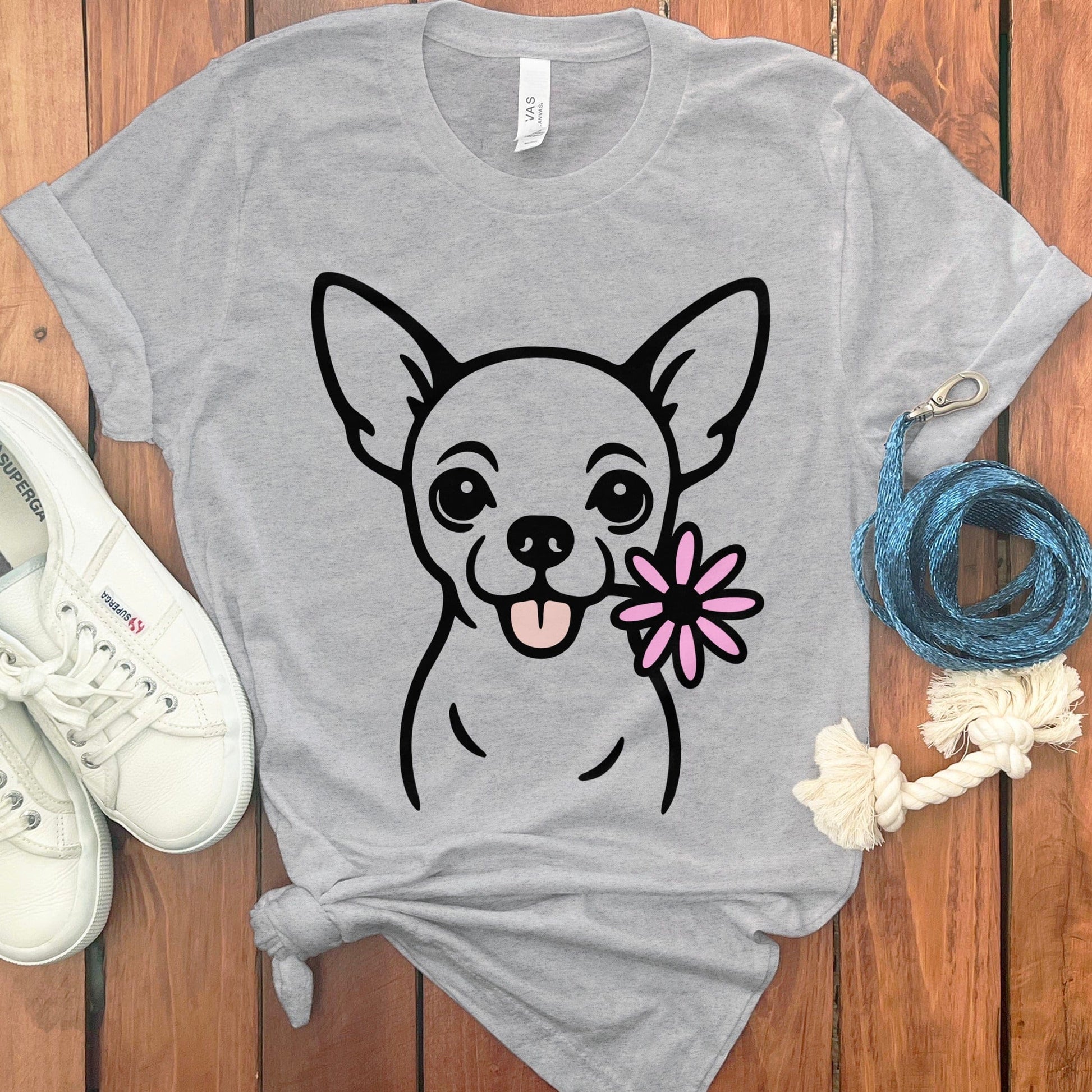 Cute Chihuahua Graphic Tee for Dog Lovers product type