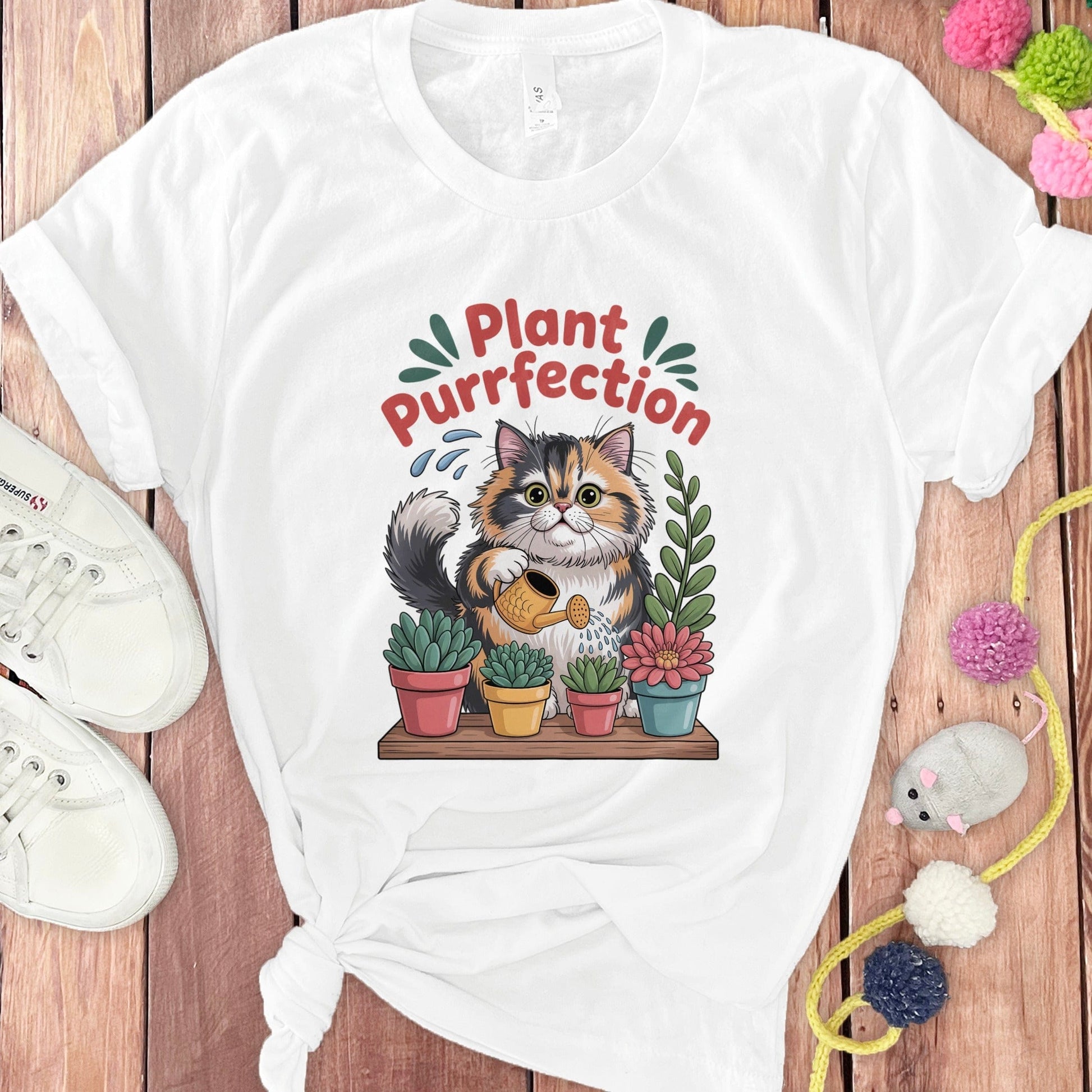 Adorable Plant Purrfection Graphic Tee product type