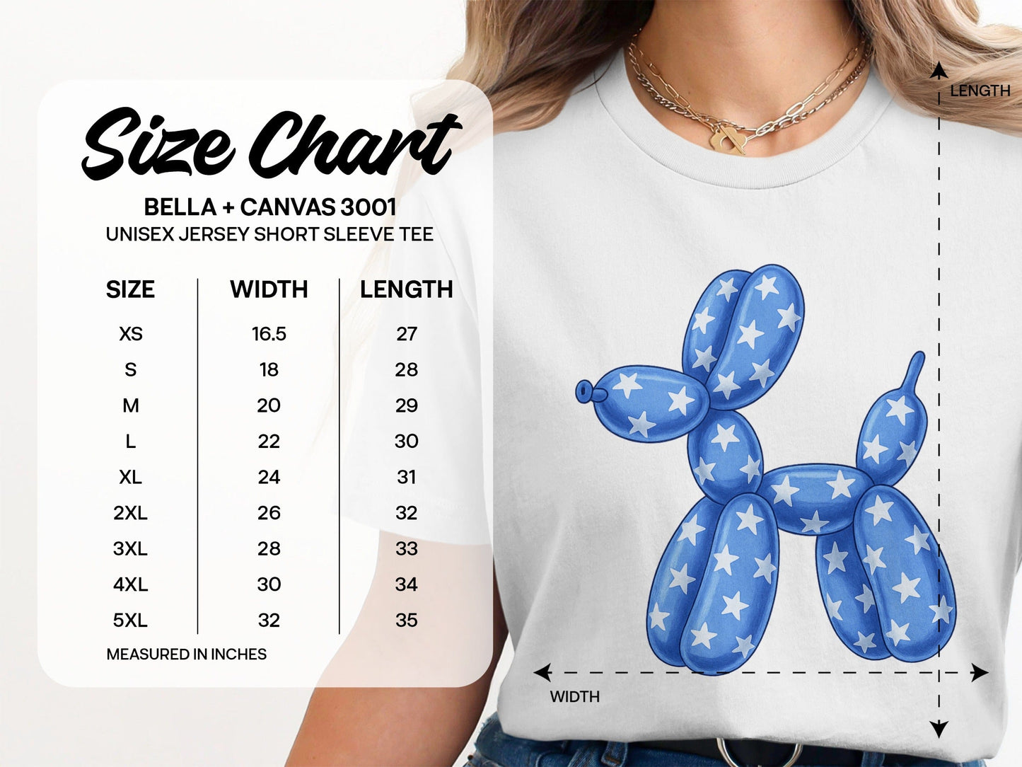 Blue Dog Balloon Short Sleeve Tee product