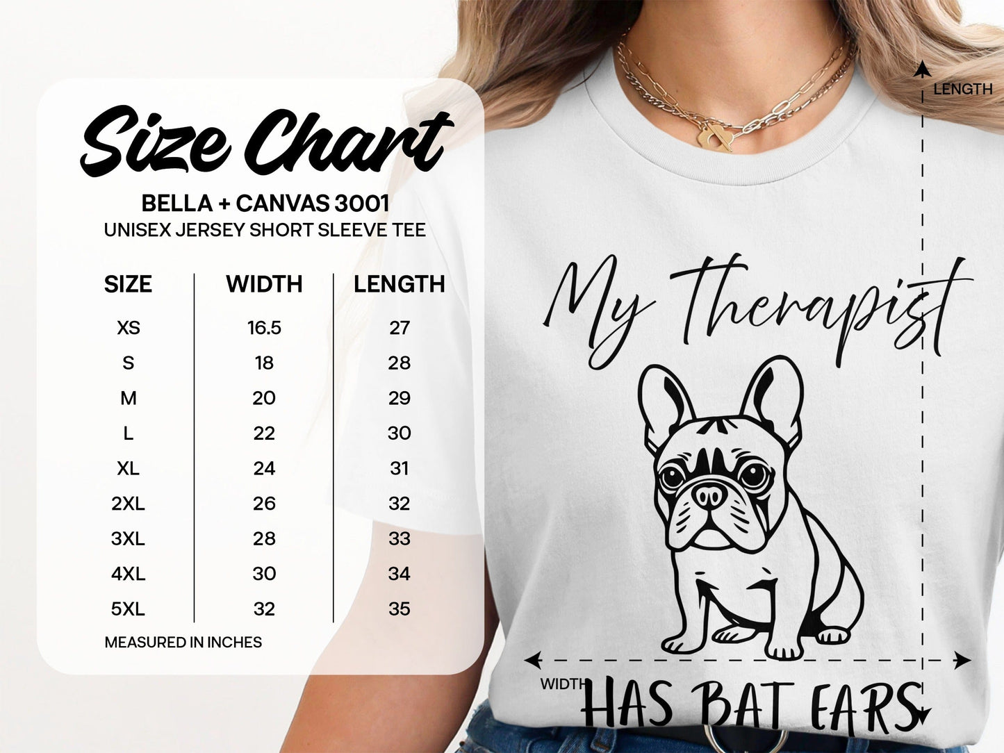 My Therapist Has Bat Ears French Bulldog Tee product