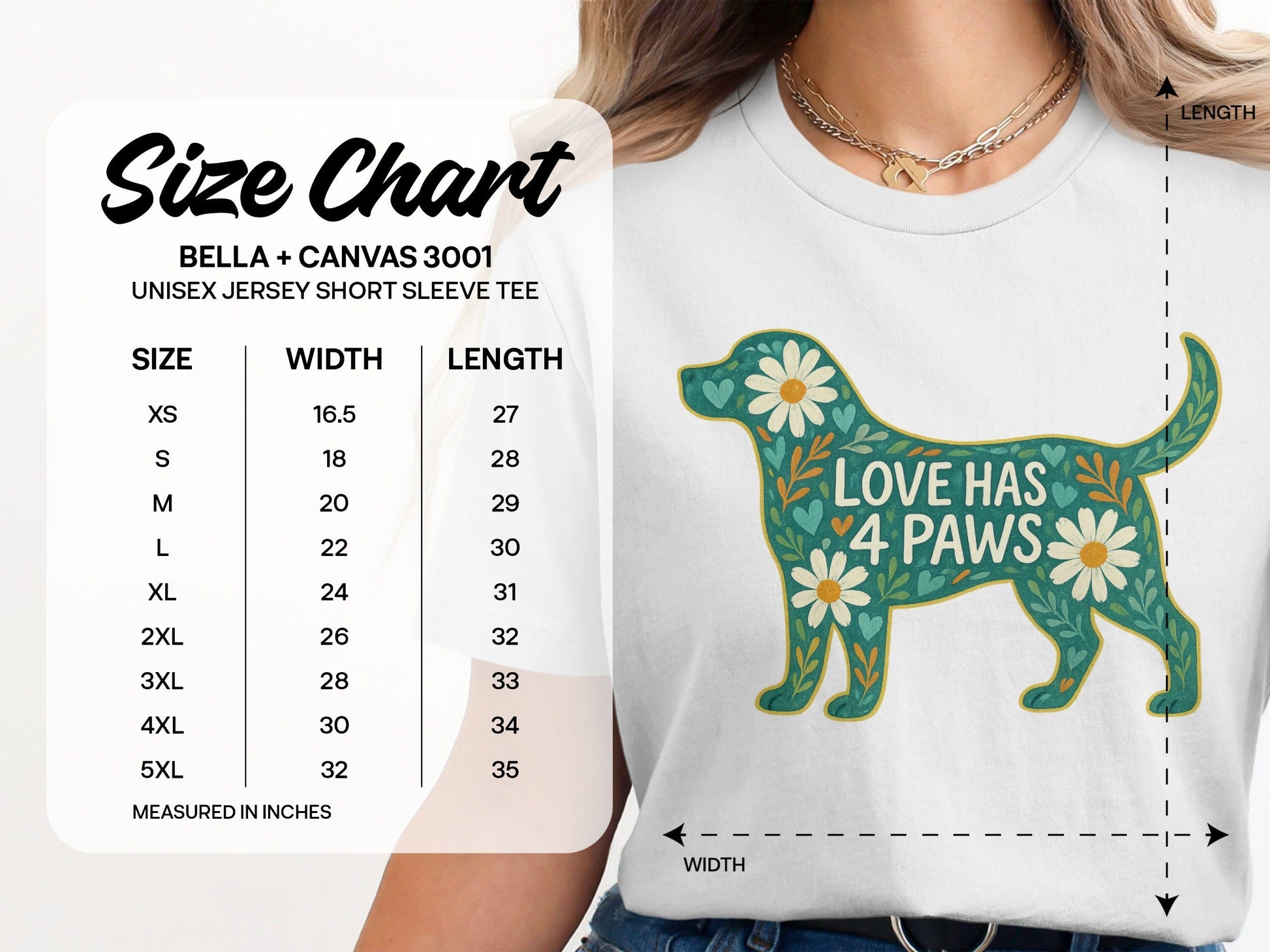 Love Has 4 Paws Graphic Dog Shirt Product