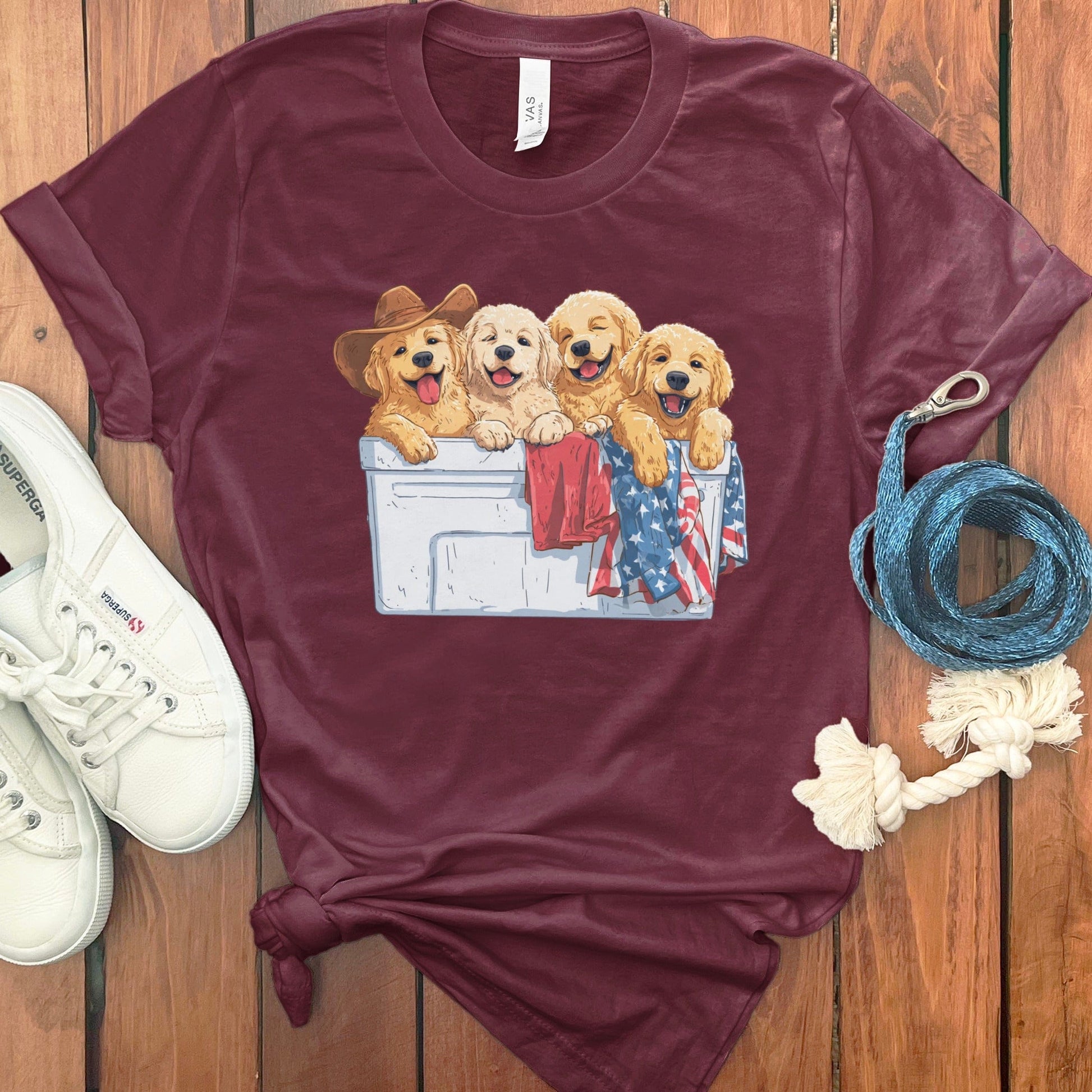 Adorable Puppies Graphic Tee Shirt product type