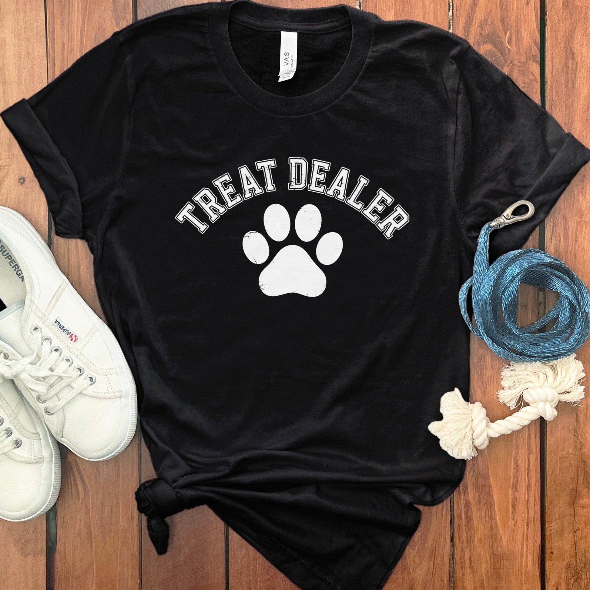 Treat Dealer with Paw Print Graphic T-shirt product type
