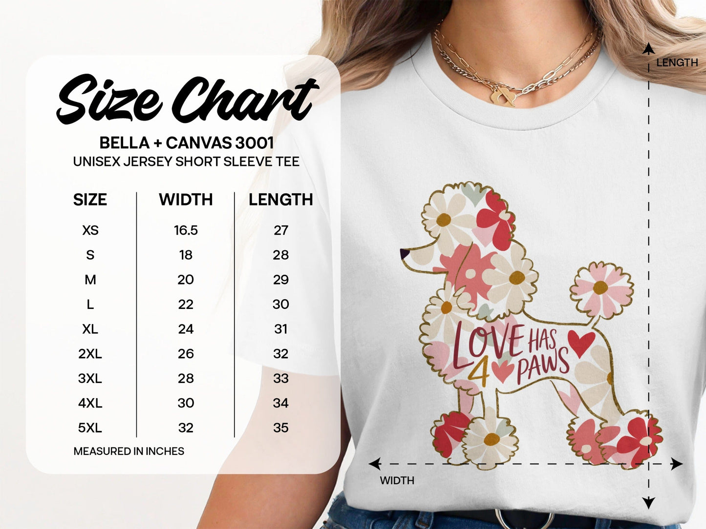Love Has Paws Graphic Unisex Short Sleeve Tee product