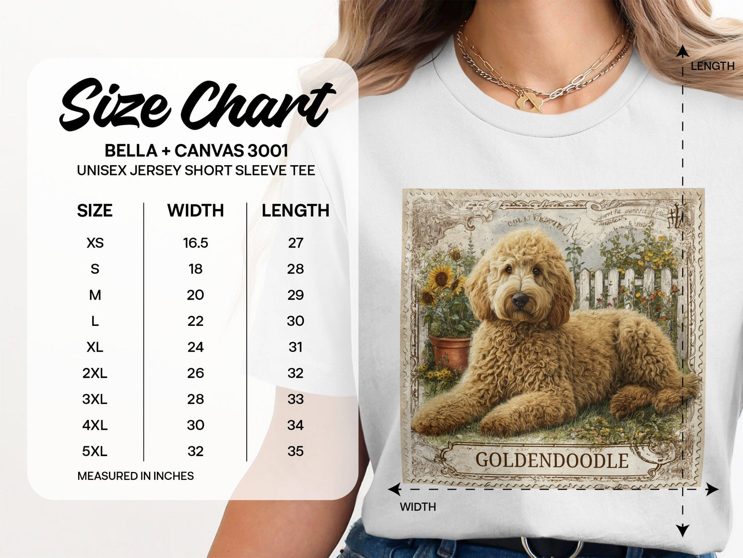 Goldendoodle Graphic Unisex Jersey Short Sleeve Tee product type