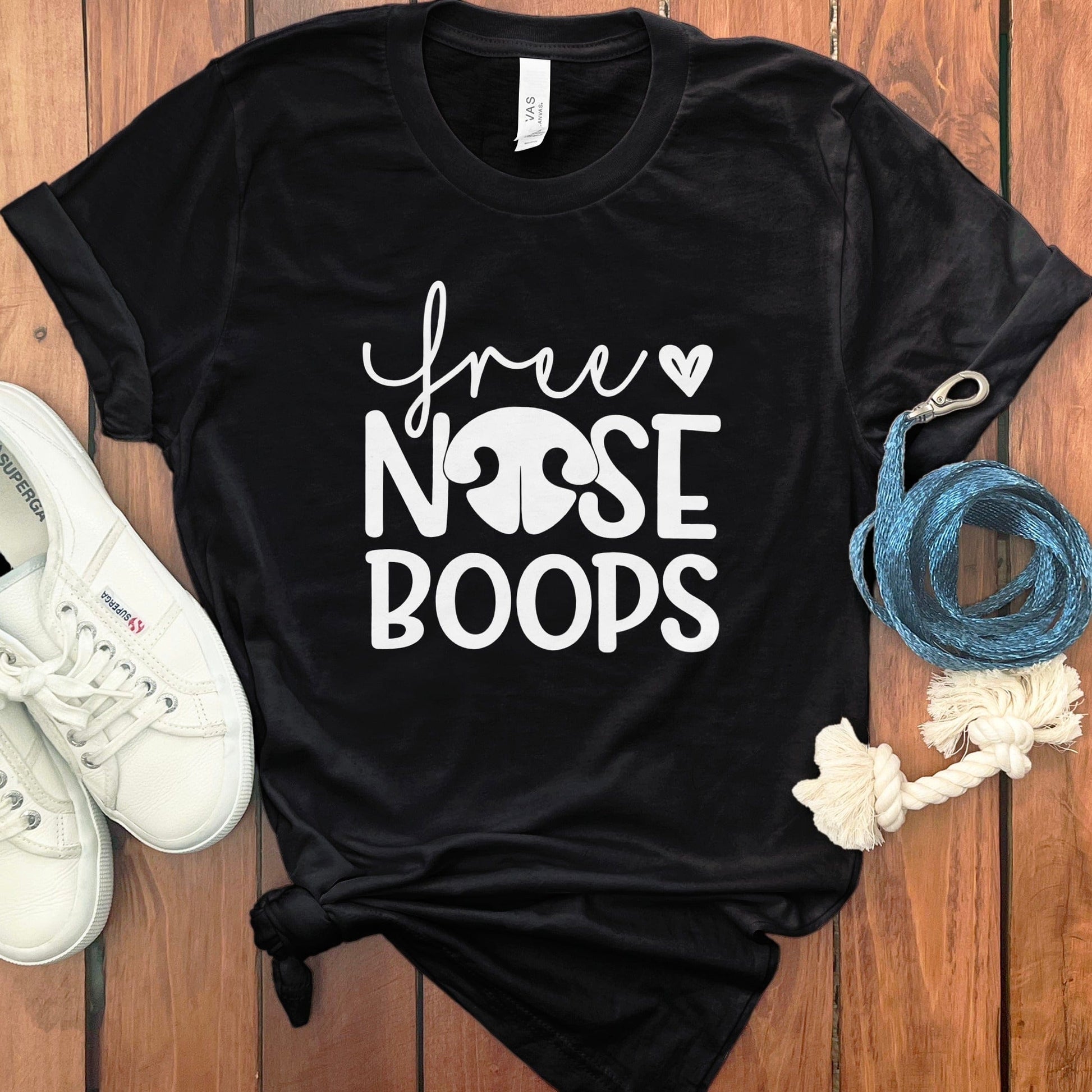 Free Nose Boops Graphic Tee Black T-Shirt product type