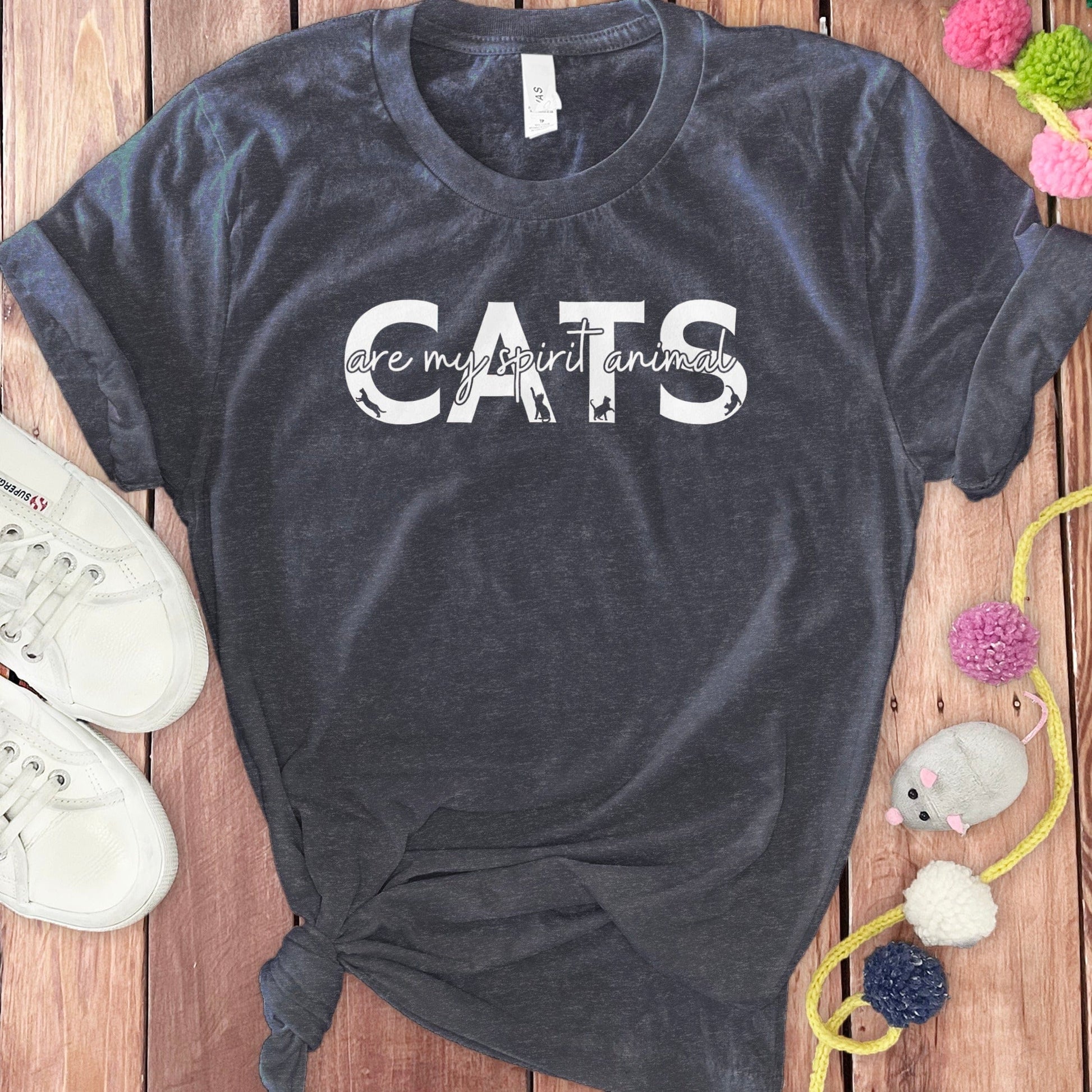 Cats Are My Spirit Animal Graphic T-shirt product