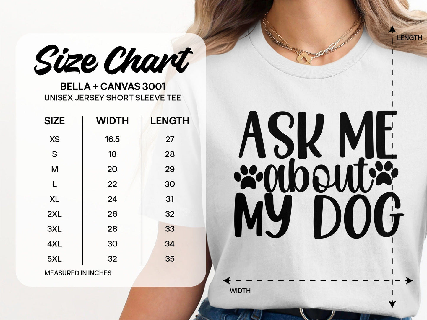Ask Me About My Dog Unisex Jersey Short Sleeve Tee product type