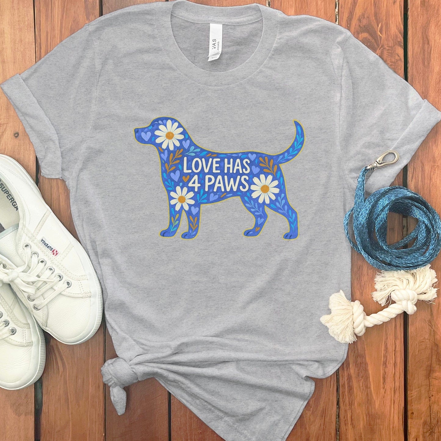 Love Has 4 Paws Graphic Printed T-Shirt product type
