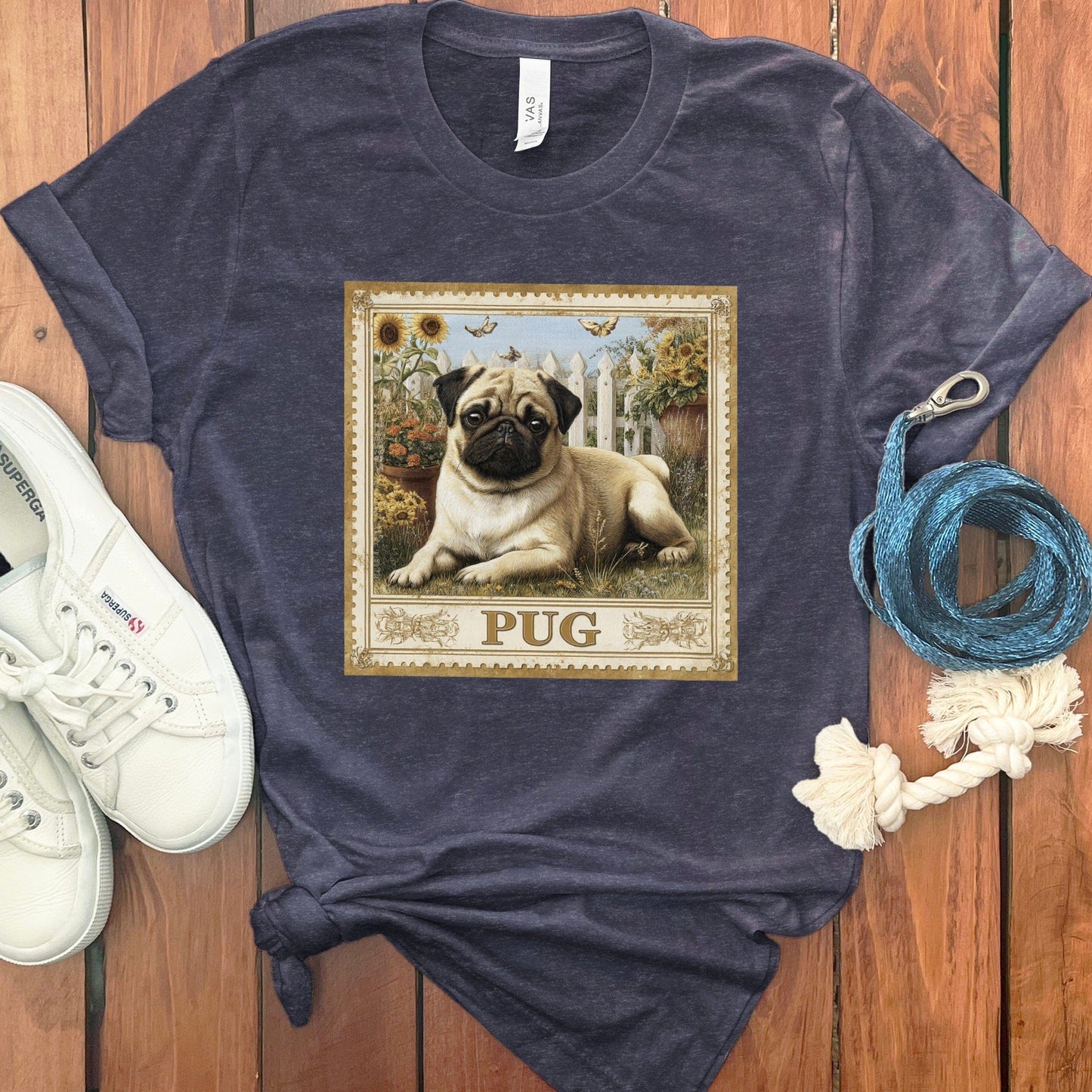 Cute Pug Print Graphic Shirt for Dog Lovers product