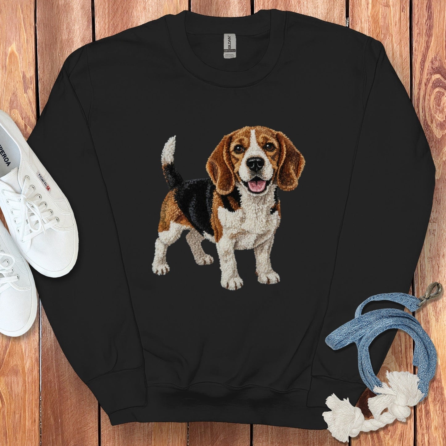 Cute Beagle Dog Graphic Crewneck Sweatshirt product