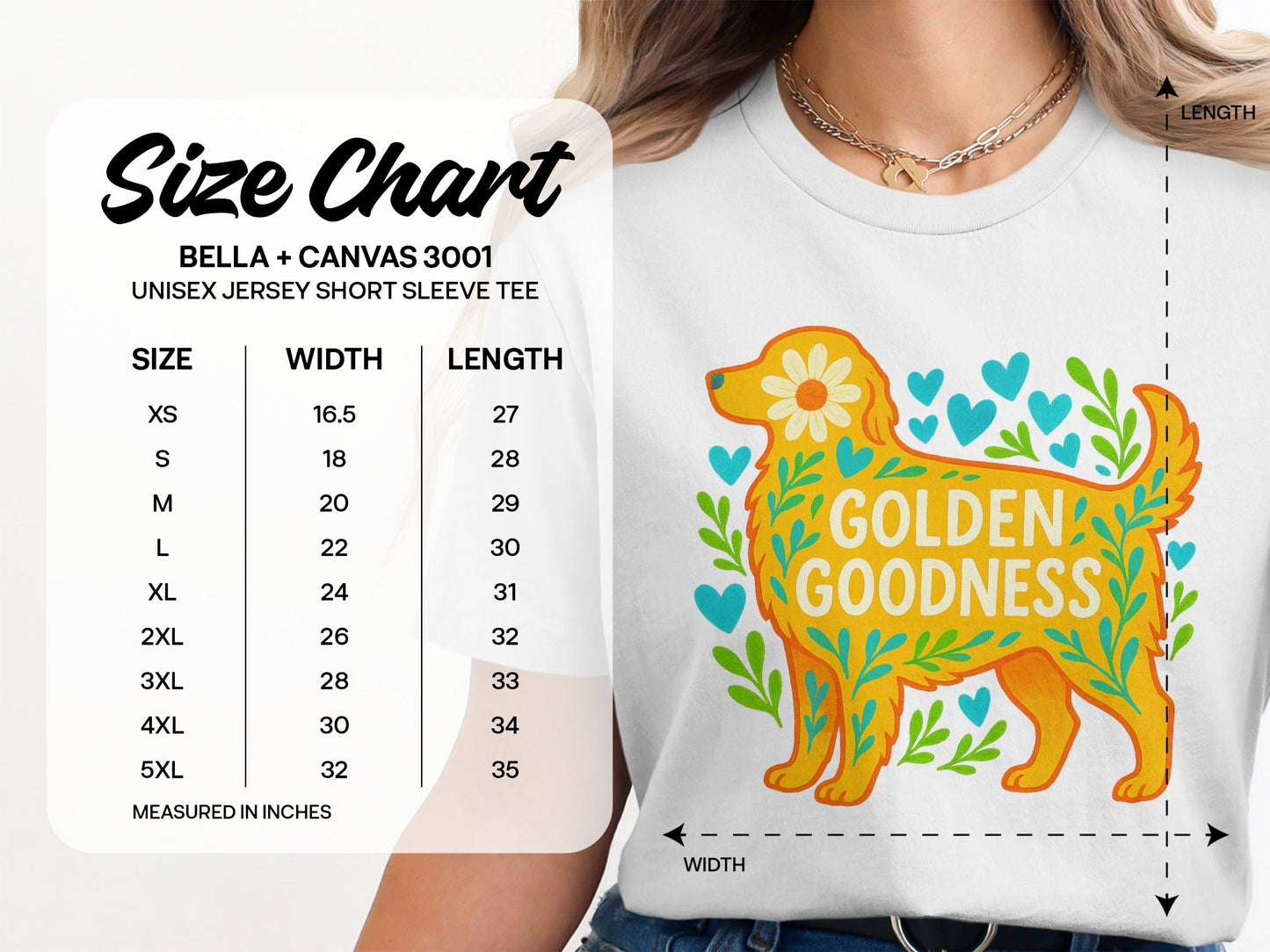 Golden Goodness Dog Graphic Tee Shirt product type