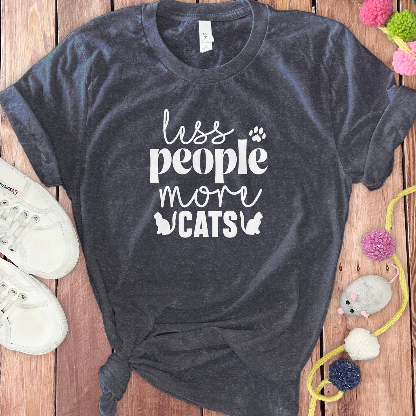 Less People More Cats Graphic Tee product