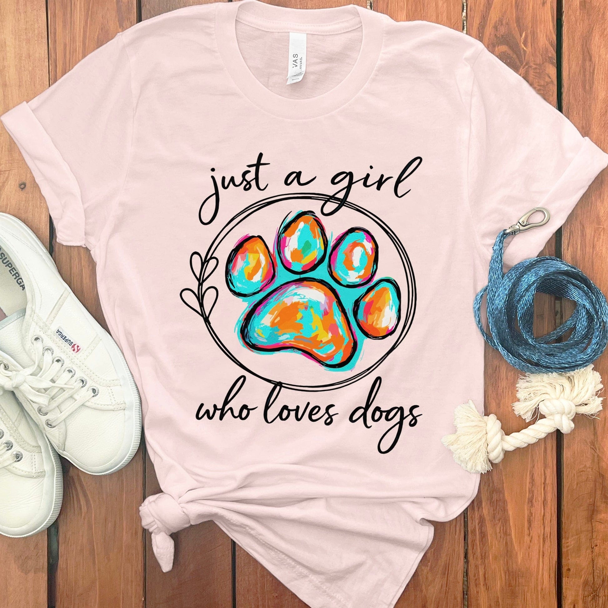 Just a Girl Who Loves Dogs T-shirt product