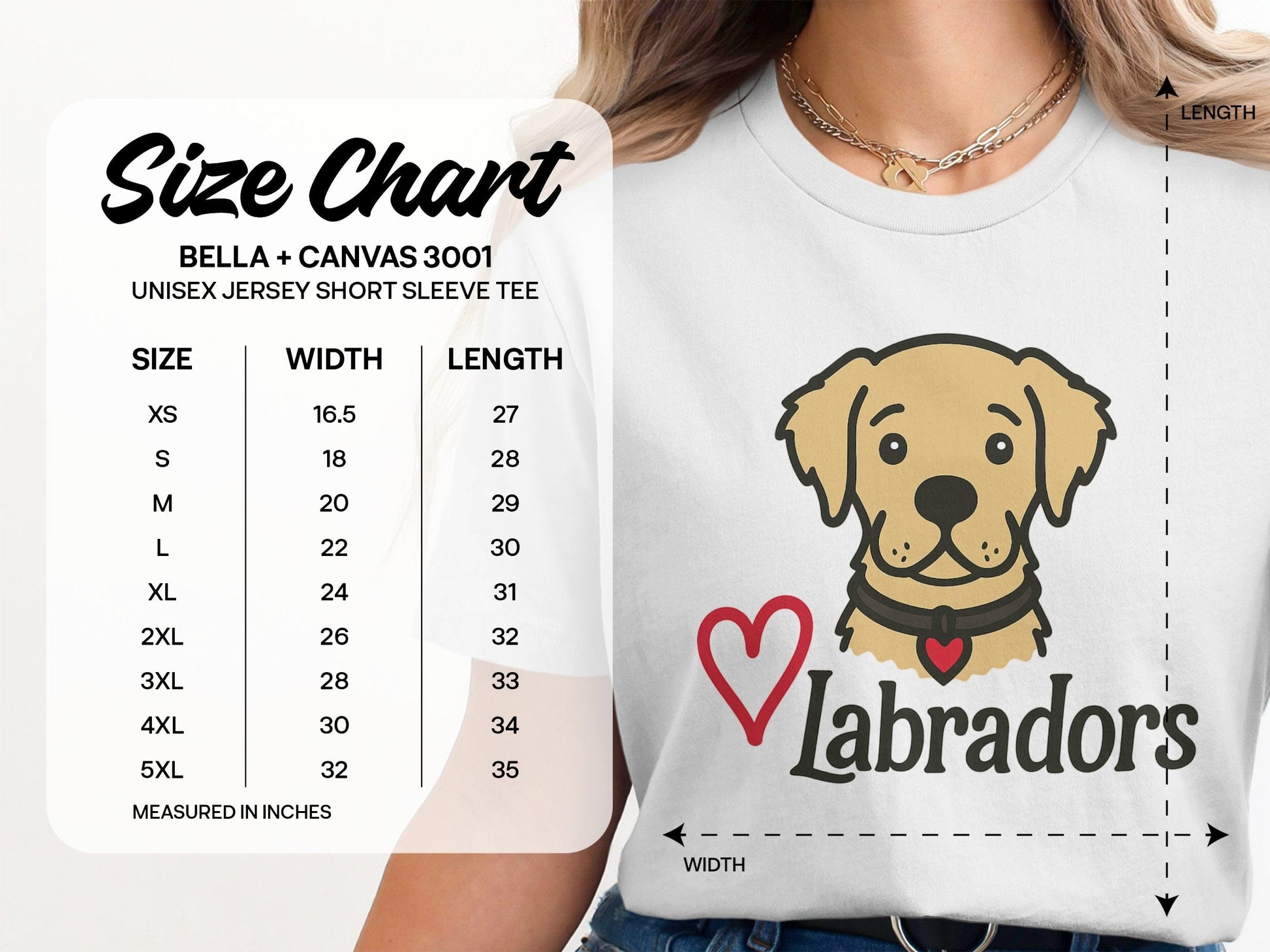 Cute Labradors Graphic White Short Sleeve Tee product