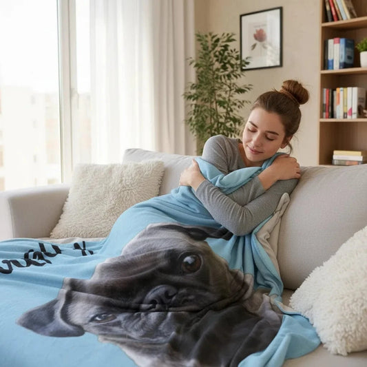 PERSONALIZED CUSTOM BLANKET FOR PET LOVERS
