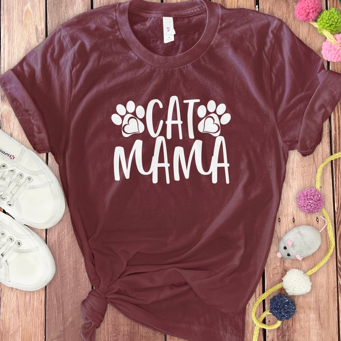 Cat Mama Graphic Casual Unisex Short Sleeve Shirt product