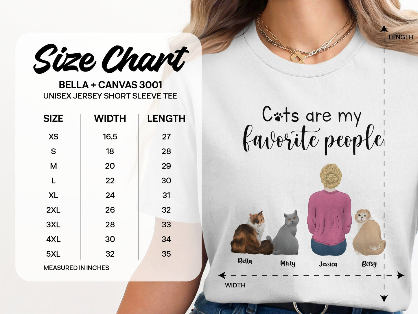 CUSTOM CATS FAVORITE T-SHIRT