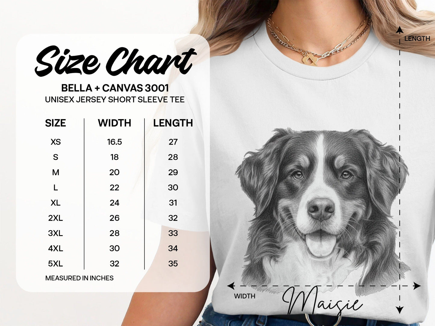 CUSTOM PET PHOTO SKETCH T-SHIRT