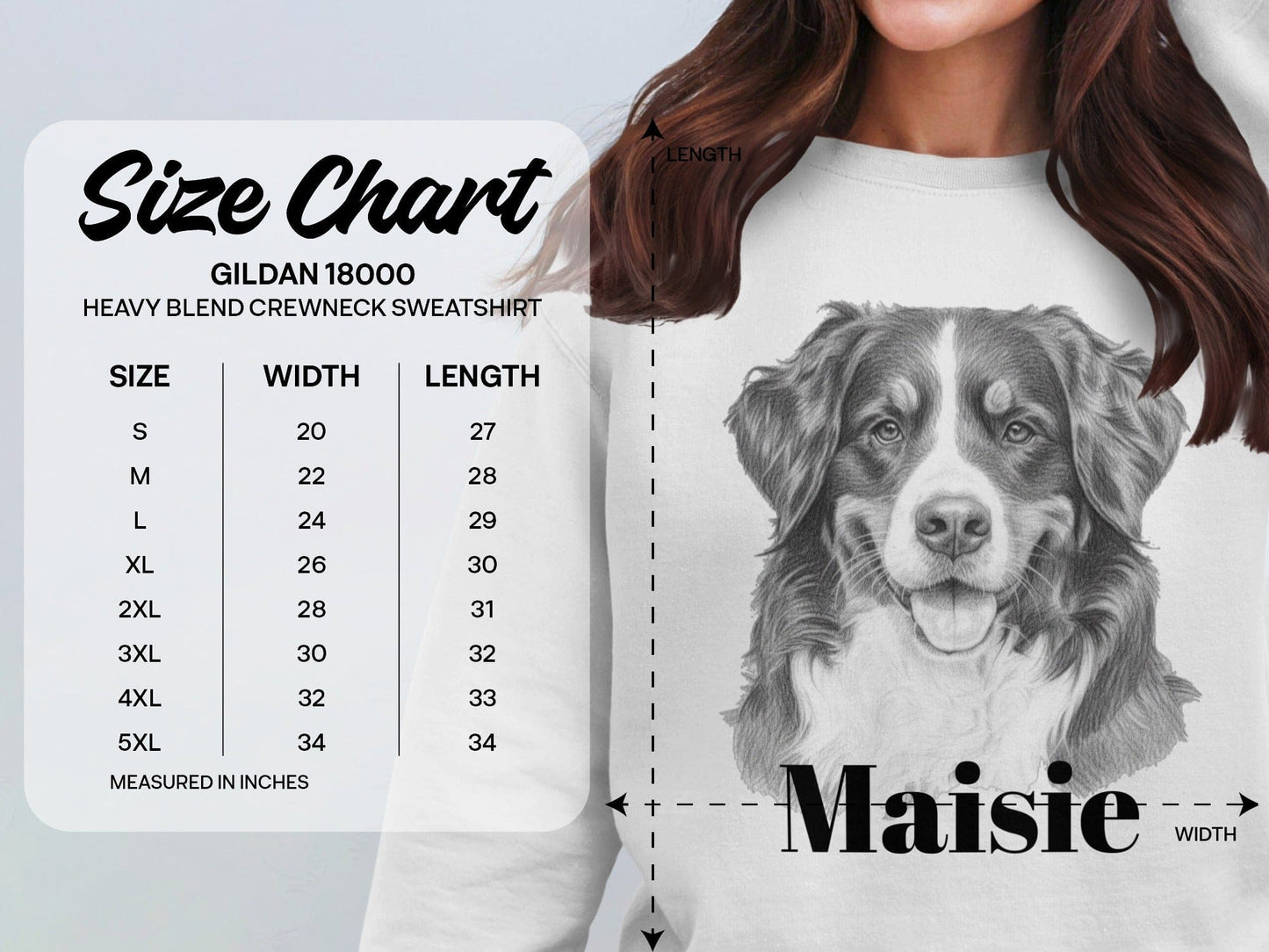 CUSTOM PET PHOTO SKETCH SWEATSHIRT
