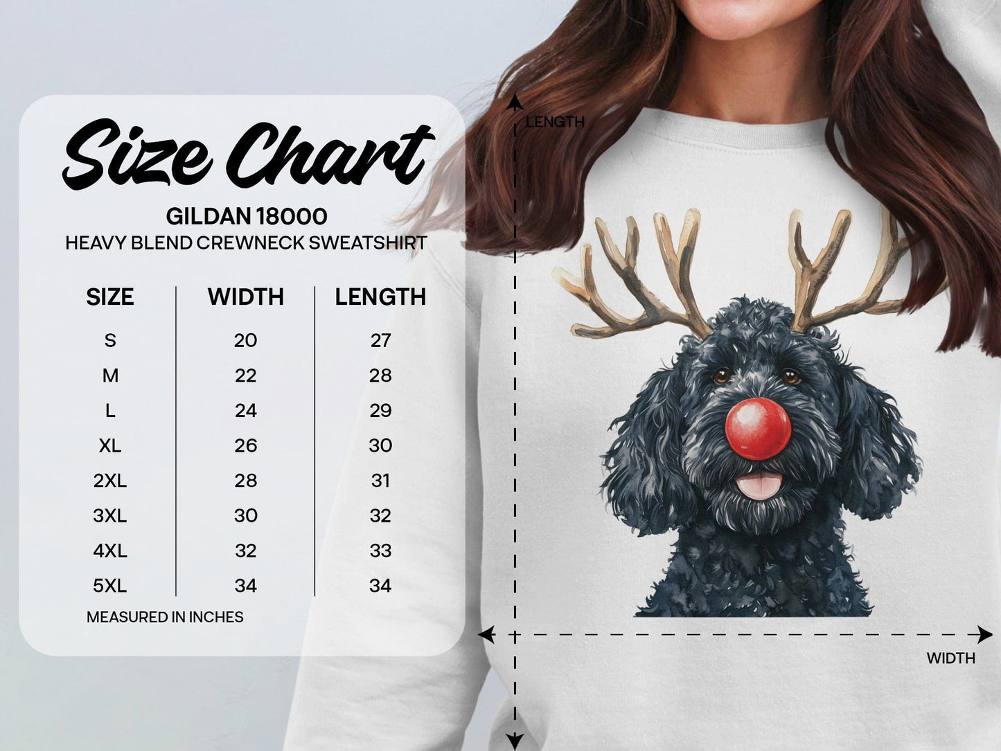 BLACK DOODLE HOLIDAY SWEATSHIRT