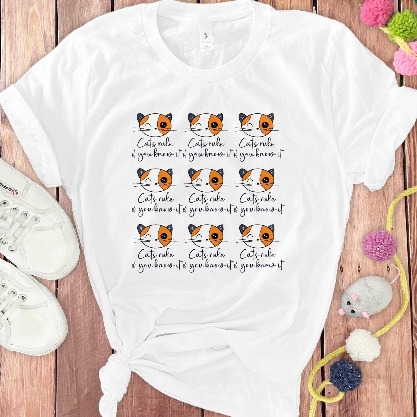 Cats Rule If You Know It You Know It T-Shirt product