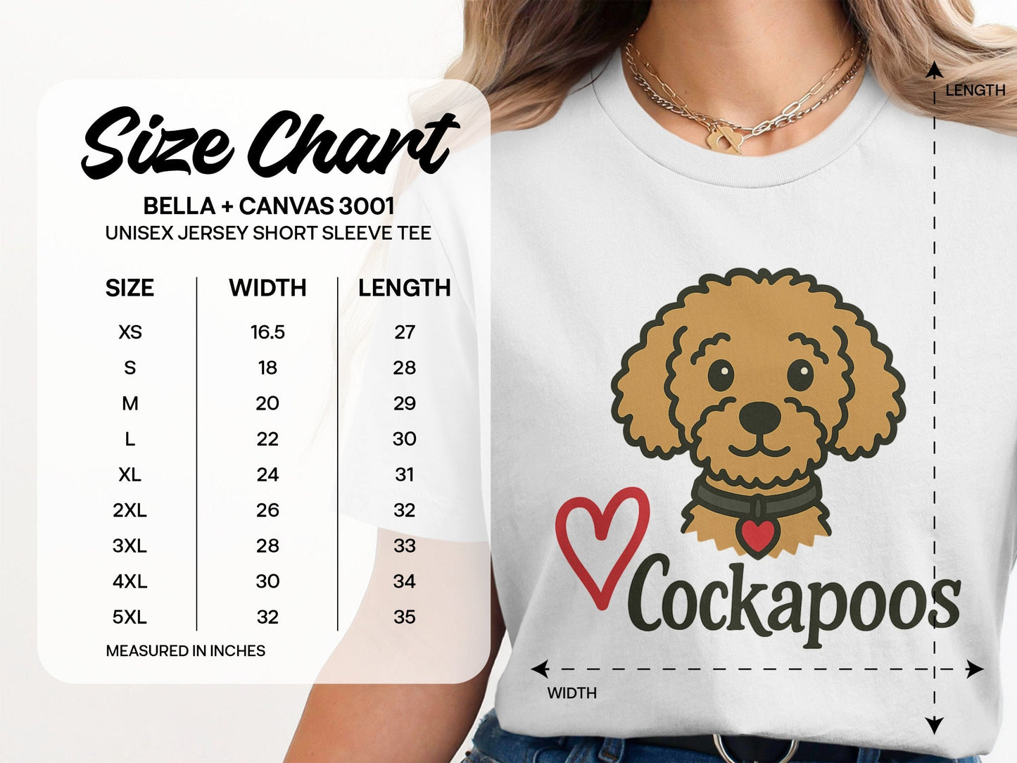Cute Cockapoos Graphic Unisex Jersey Short Sleeve Tee product