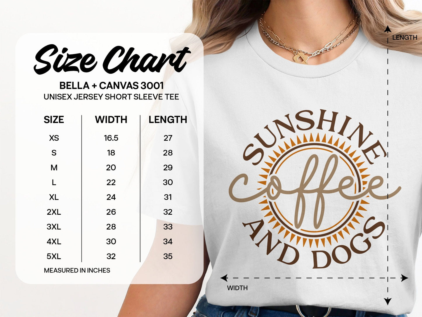 Sunshine Coffee and Dogs Unisex Jersey Short Sleeve Tee product type