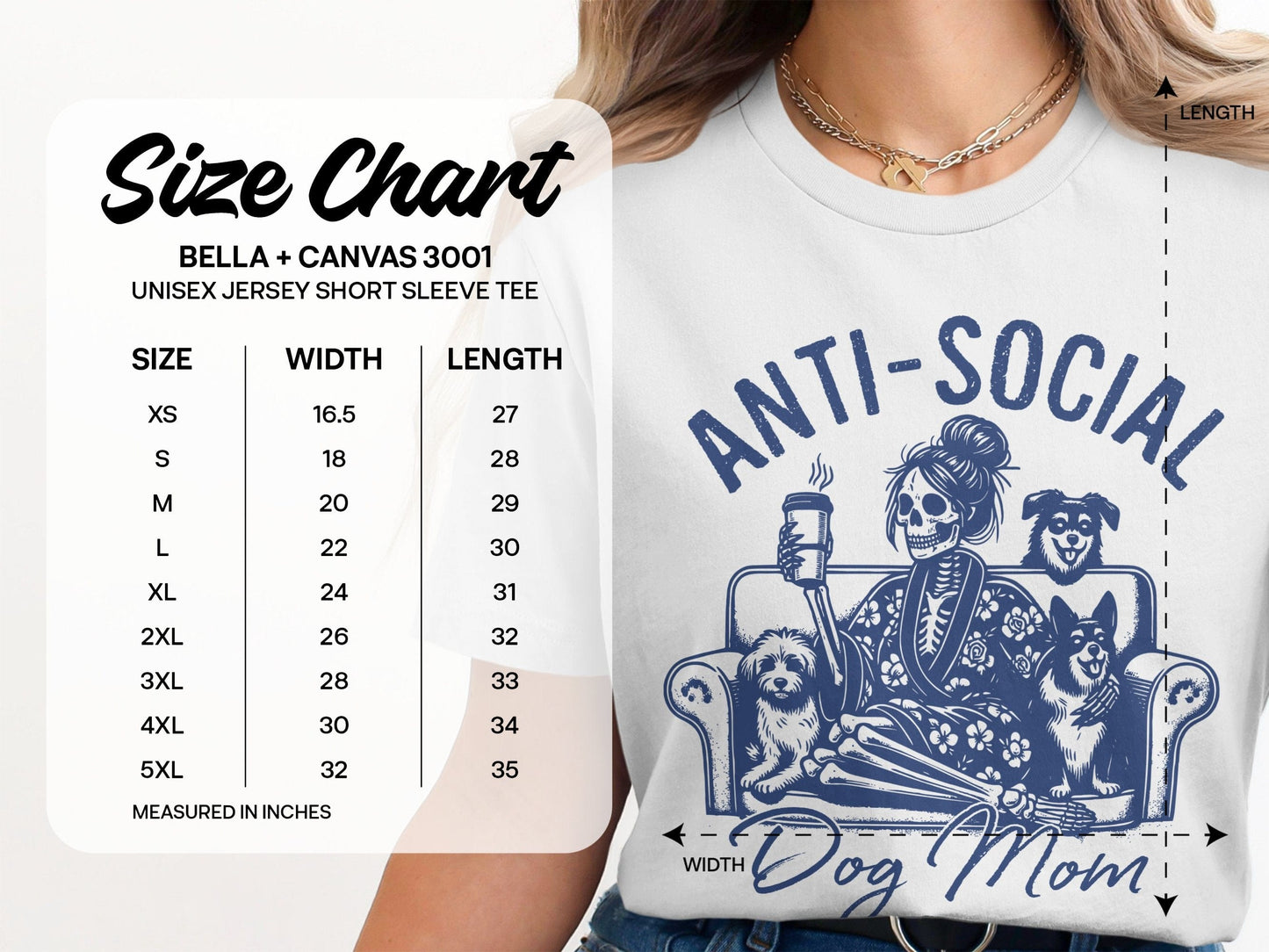Anti Social Dog Mom Unisex Jersey Short Sleeve Tee product type