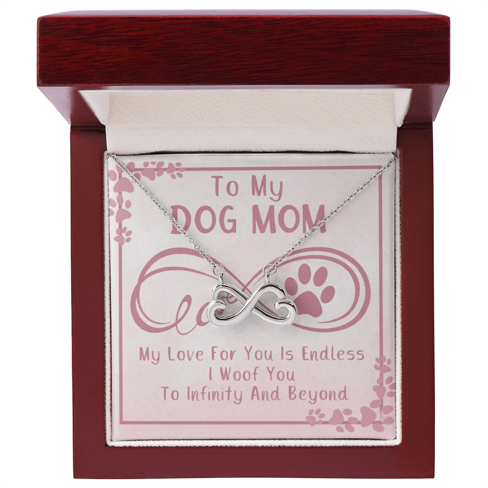 TO MY DOG MOM INIFINITY NECKLACE