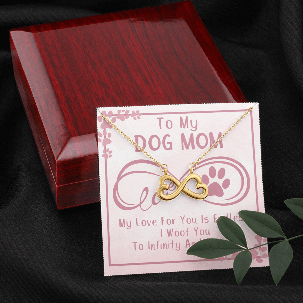 TO MY DOG MOM INIFINITY NECKLACE