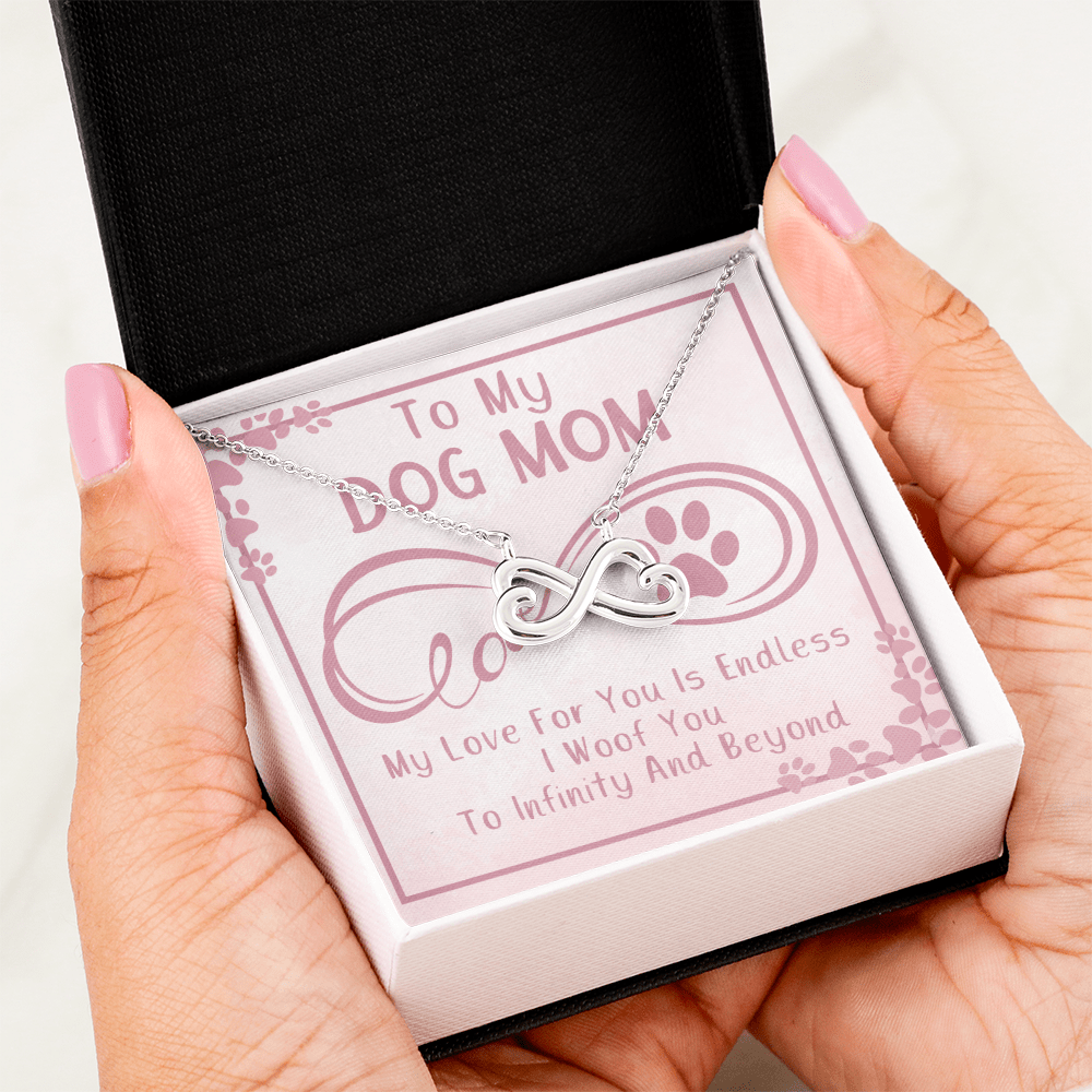 TO MY DOG MOM INIFINITY NECKLACE