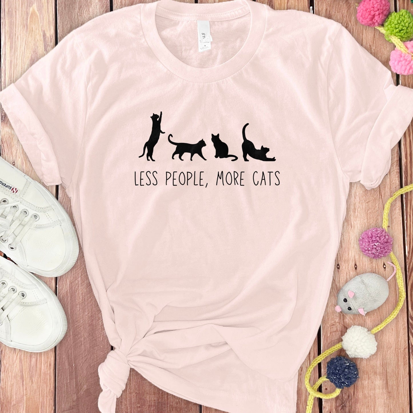 Less People More Cats Graphic Tee product
